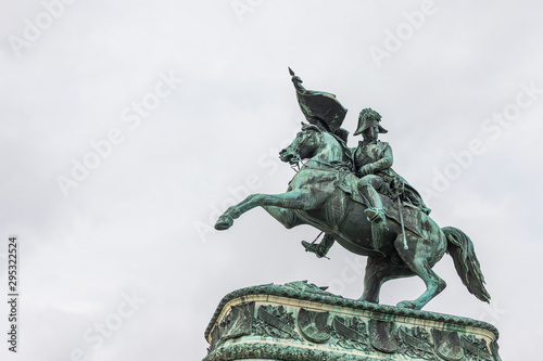 Archduke Charles (Erzherzog Karl) statue on the Heldenplatz in Vienna (Wien), Austria