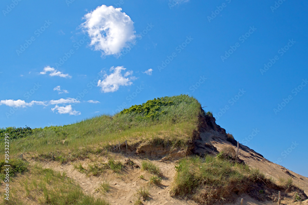 Beach Dune with Clouds