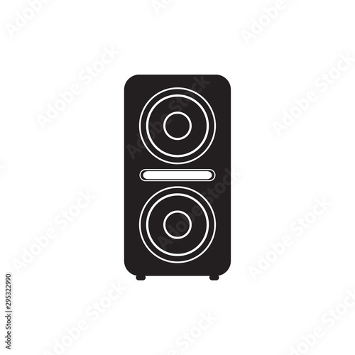 speaker icon in trendy flat design