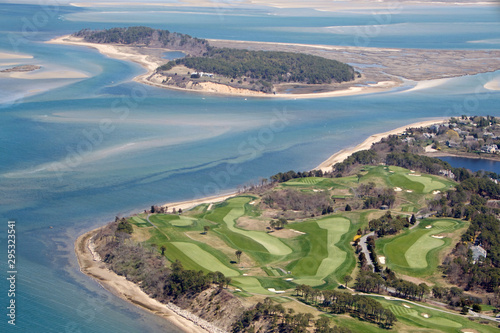 Photography Eastward Ho Golf Course Aerial at Chatham, Cape Cod
