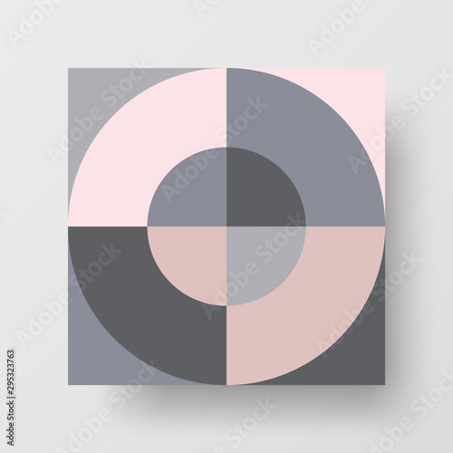Amazing business advertisement vector mural art square banner mock up. Modern corporate abstract geometric illustration design layout background. Company identity quadrangle texture brochure template.