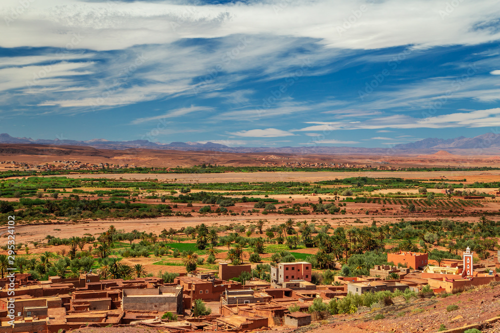 View from the top of Kasbah Ait Ben Haddou.