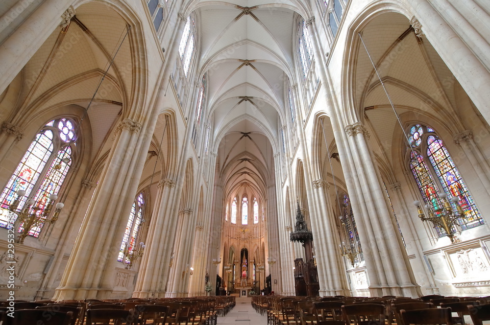 Saint Clotilde basilica church Paris France