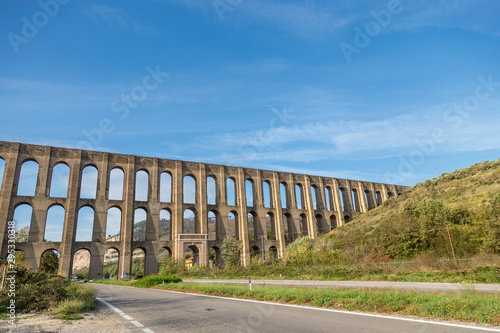 The Caroline Aqueduct by Vanvitelli, the aqueduct created to feed the San Leucio complex ,Caserta, Italy © DinoPh