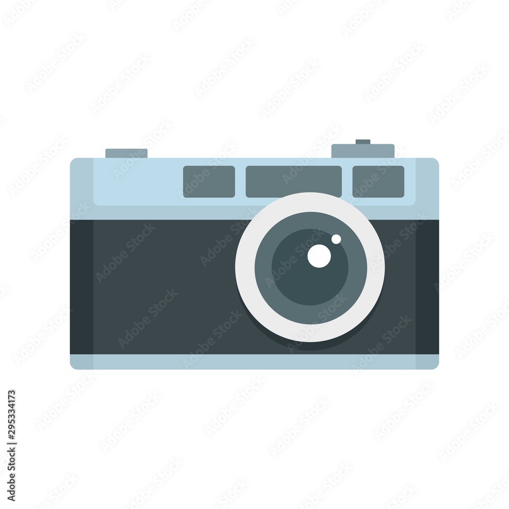 Retro camera icon. Flat illustration of retro camera vector icon for web design Retro camera icon. Flat illustration of retro camera vector icon for web design