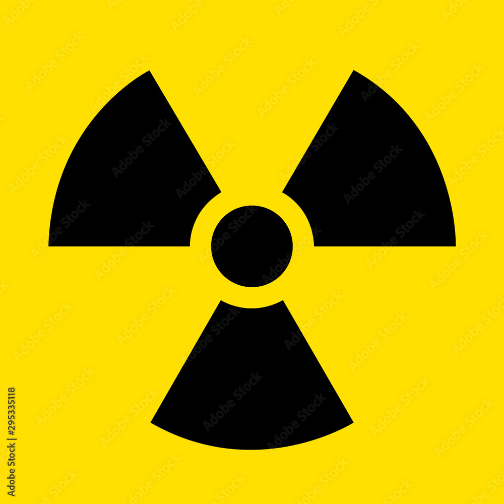 radioactive contamination sign vector illustration radioactive contamination sign vector illustration