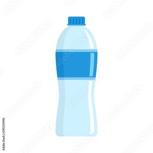 Water bottle icon. Flat illustration of water bottle vector icon for web design
