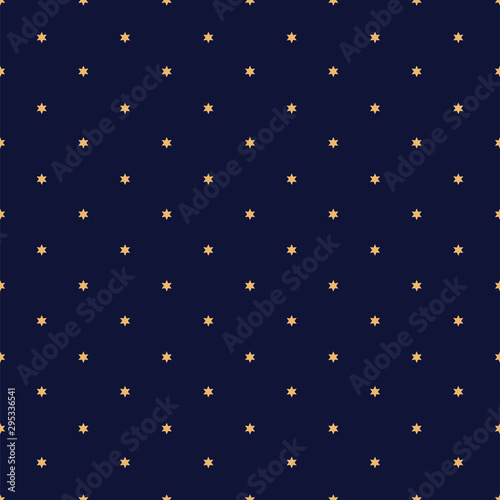 Vector seamless retro pattern with stars. Wrapper. Holiday print