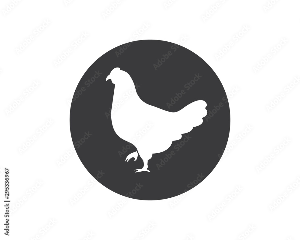 chicken logo icon vector illustration chicken logo icon vector illustration
