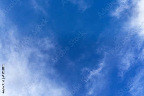 Blue sky with cloud in the morning.