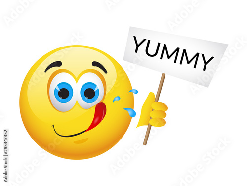 Yellow emoticons and emojis