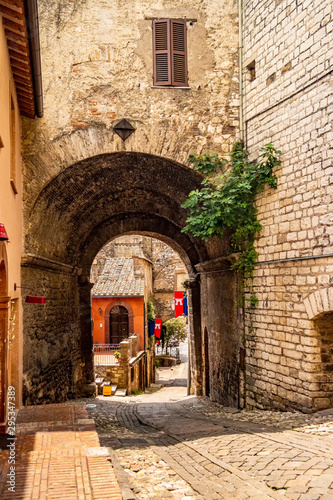 View of the city of Narni, province of Terni. Umbria - Italy © REDMASON