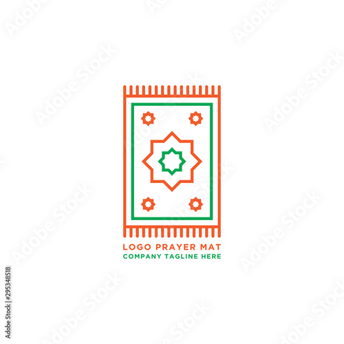 Logo design templates, prayer rugs - Vector