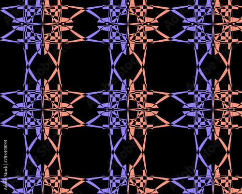 Beautiful abstract shape design for fabric and background