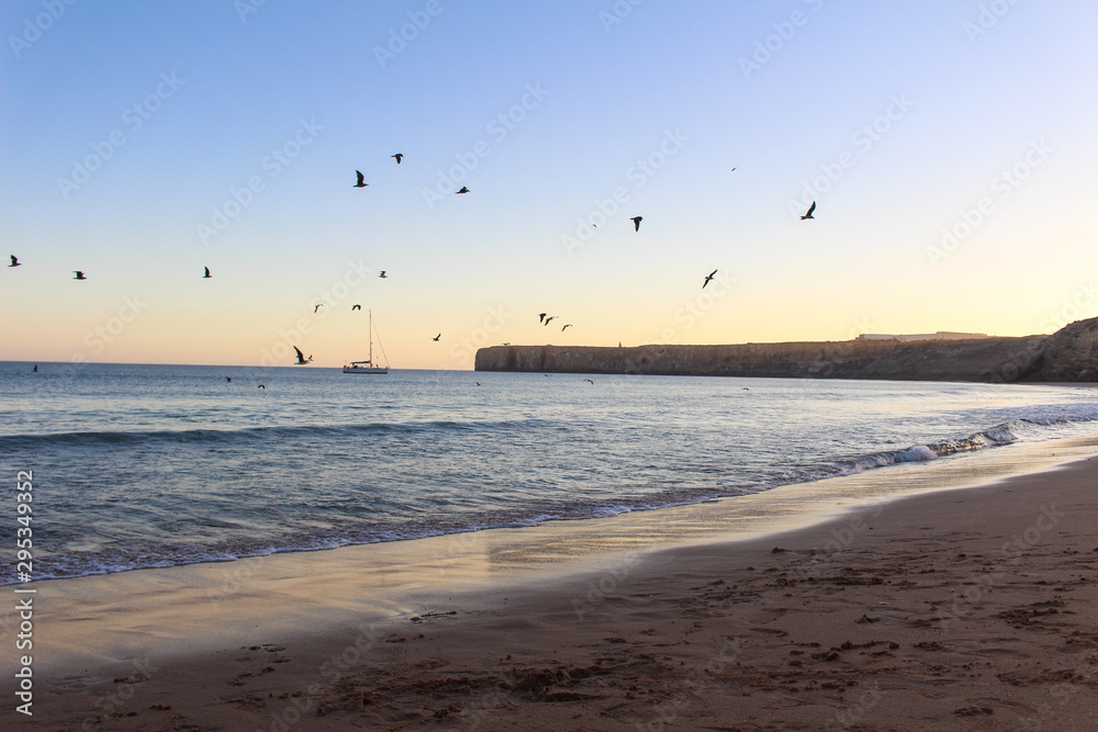 Beautiful sandy beach near Lagos in Ponta da Piedade, Algarve region, Portugal
