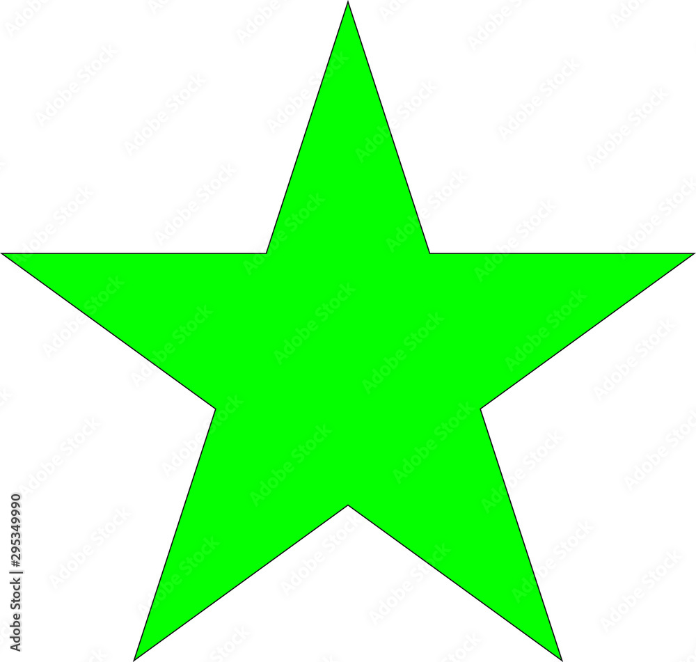 Obraz premium Green Star