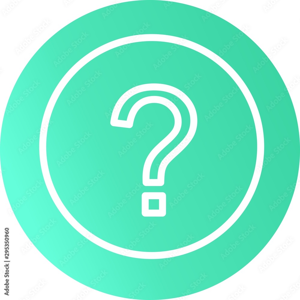 Question Mark Vector Icon With White Background Question Mark Vector Icon With White Background