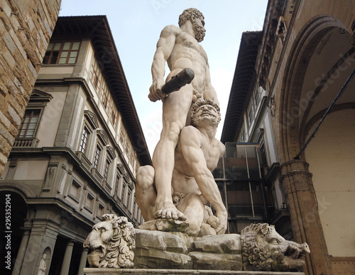 Hercules and Cacus by Baccio Bandinelli, Piazza della Signoria, Florence photo