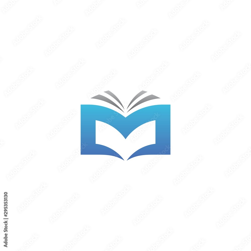 m book logo