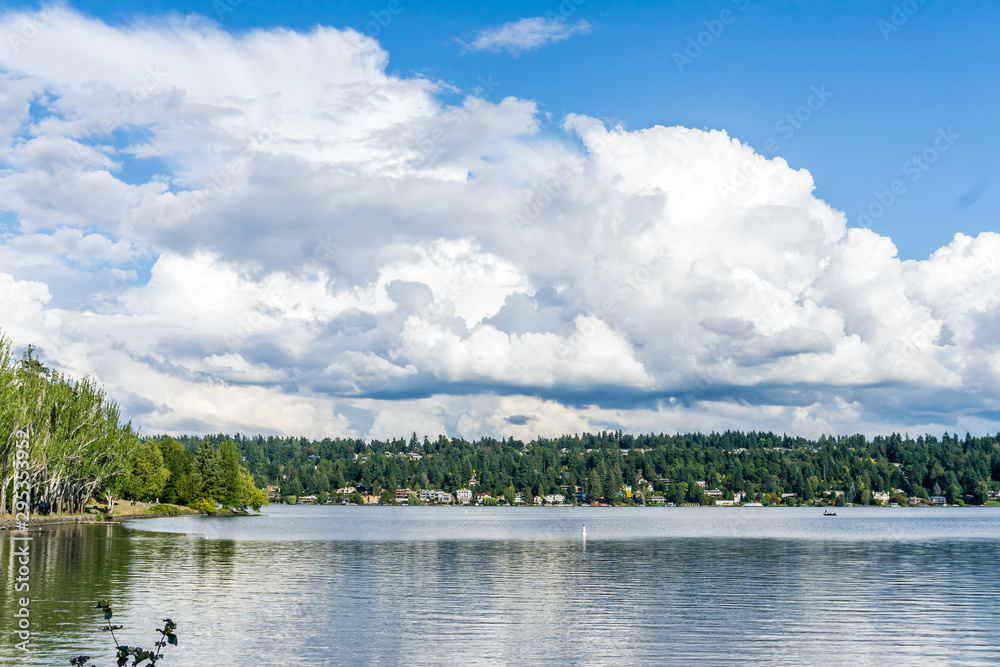 Obraz premium Mercer Island And Clouds 3