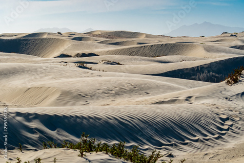 The sand dunes of Magdalena Island, Baja California Sur, Mexico.