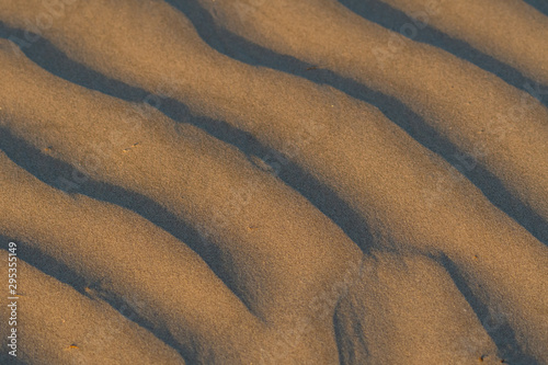 Ripples in the sand in Baja California dunes.