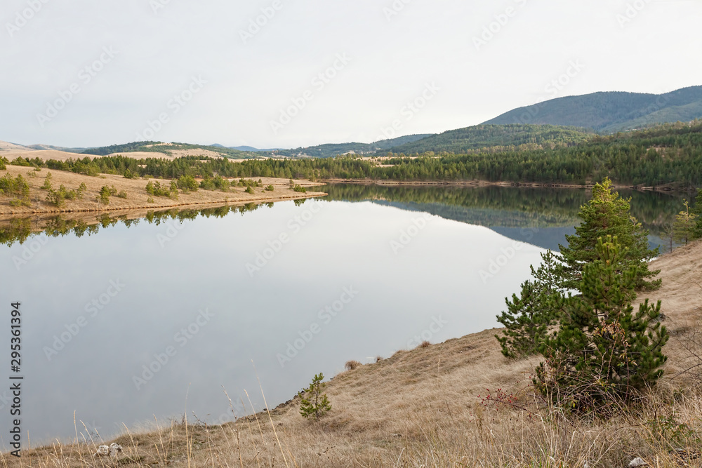 Fototapeta premium Ribnicko lake on Zlatibor mountain, Serbia