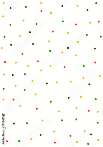 Colorful burst miscellaneous retro classic girl woman seamless pattern. Multi-colored circles on a white background. Texture - Vector Illustration