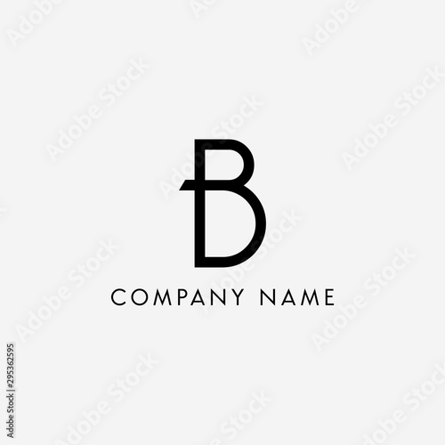 Monogram Letter B Logo Template.