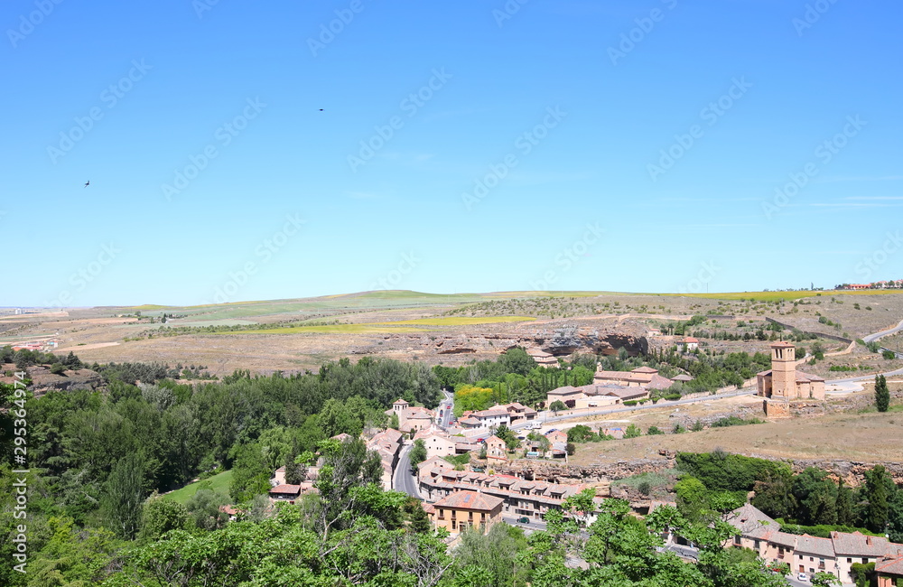 Segovia Spain country town cityscape