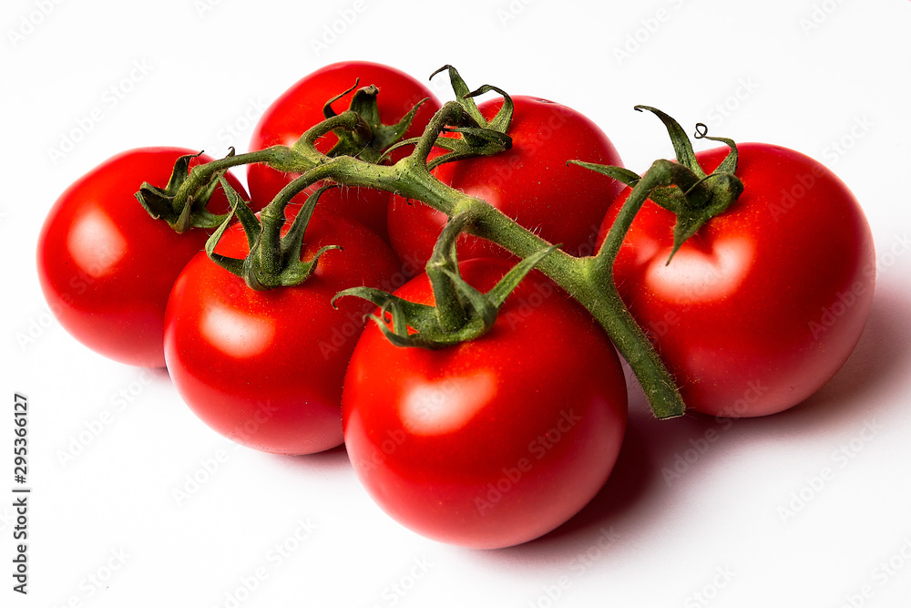 pan tomatoes isolated on white background pan tomatoes isolated on white background