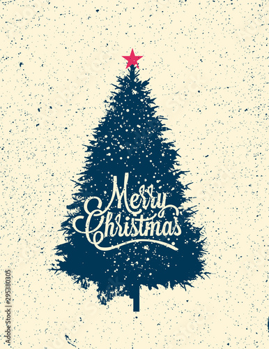 Punk Rock Party Flyer Poster. Vintage styled vector illustration.