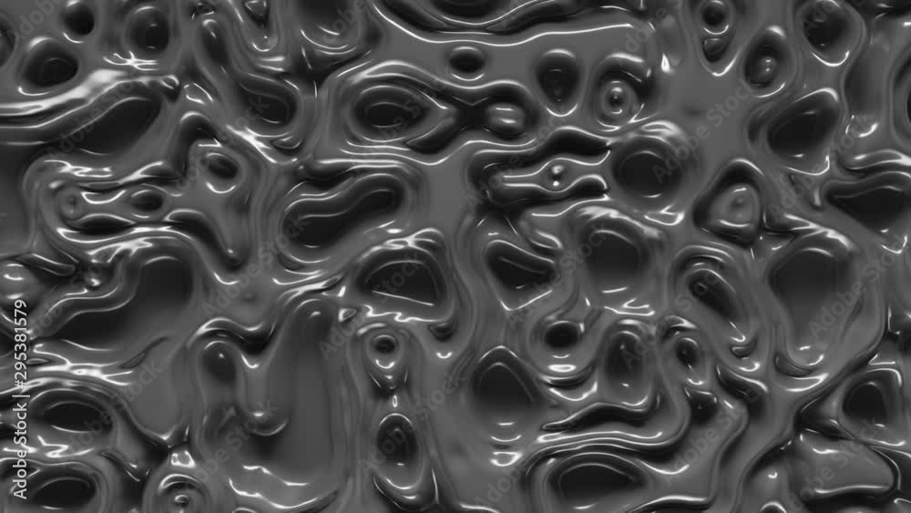 Abstract Paint Swirls. 4K 3D CGI animation. Abstract Paint Swirls. 4K 3D CGI animation.