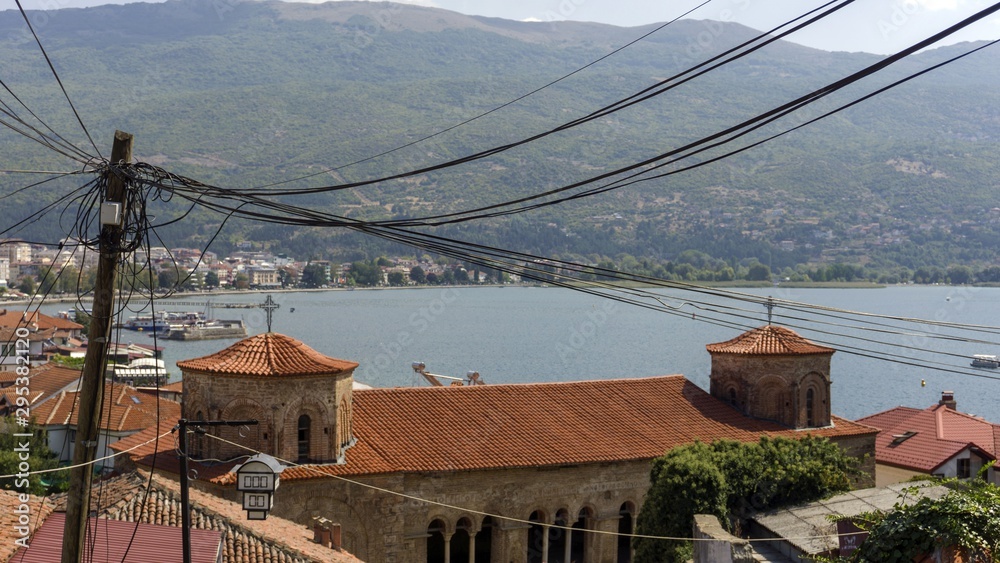 Ohrid Village and Ohrid Lake in Northern Macedonia