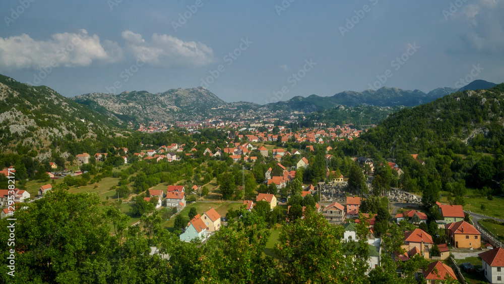 City of Cetinje, the former capital of Montenegro