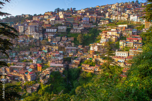 Shimla in the Himalayas in India