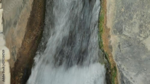 Nizwa, Sultanate of Oman, Middle East. Aflaj Irrigation System in an old omani village, water channels. water supply problems in Central Asia and Africa
