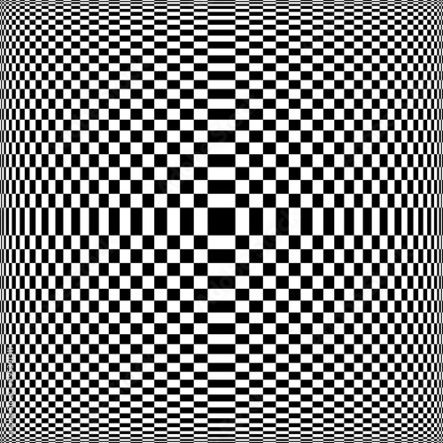 abstract background with squares. Optical illusion design.