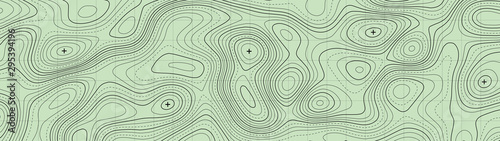 Topographic map lines background. Abstract vector illustration.