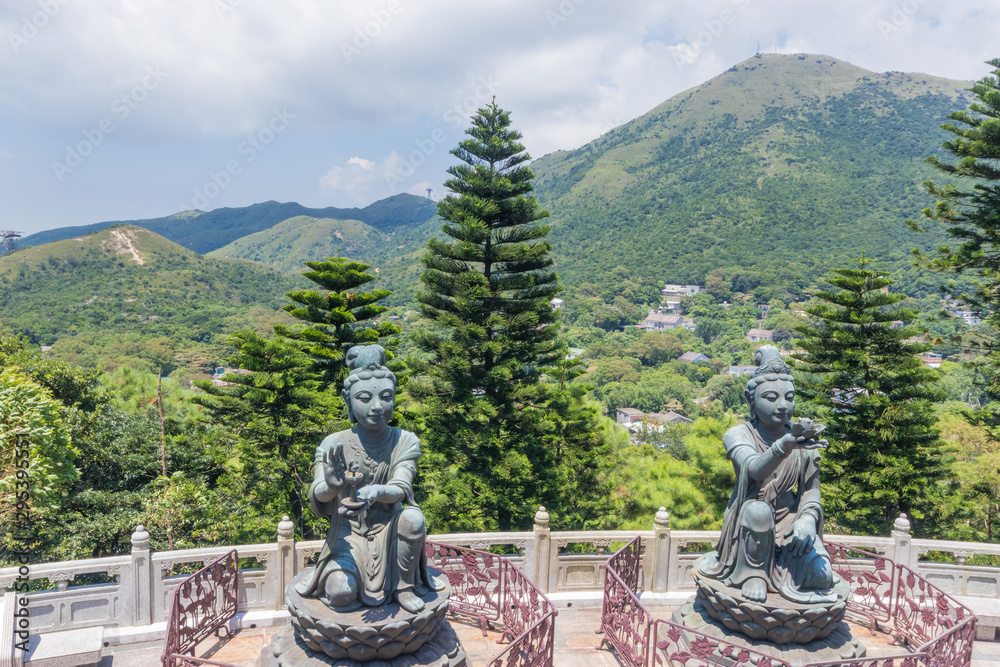 Fototapeta premium Hong Kong big Buddha on Lantau Island
