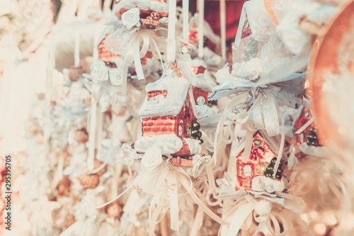 Christmas market kiosk details