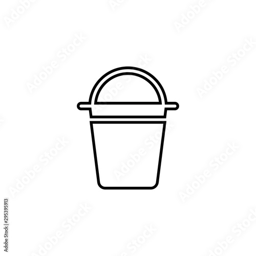Bucket icon for web and mobile © HM Design