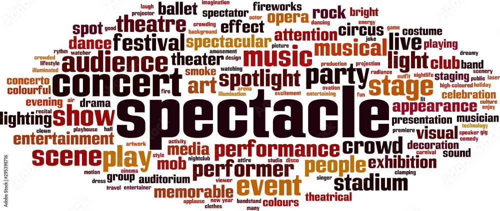 Spectacle word cloud Spectacle word cloud