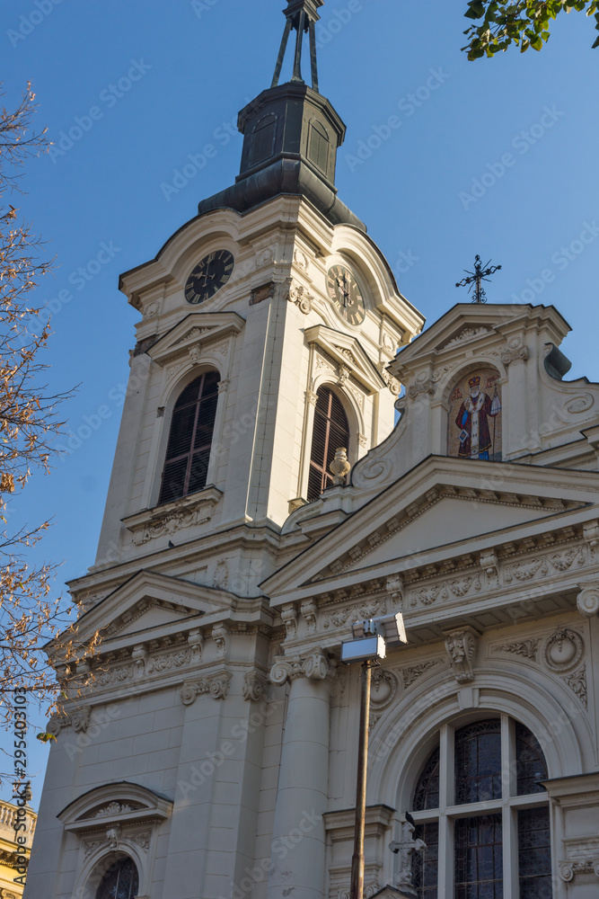 Orthodox St. Nicholas Cathedral in town of Srijemski Karlovci, Serbia