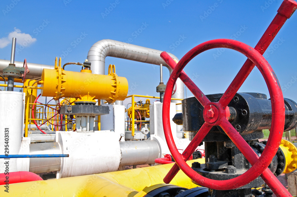 The pipe and valve oil fields