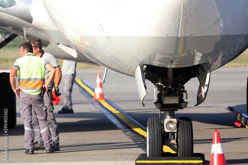 airplane at the airport