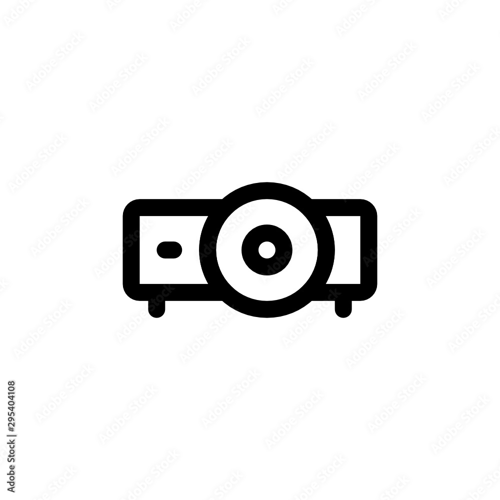 Projection Icon Outline Vector