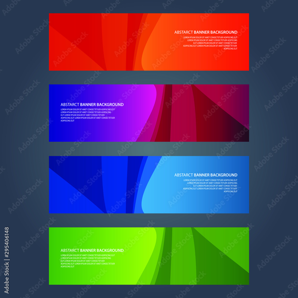 Vector Abstract design banner web template