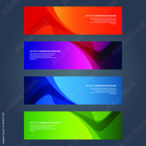 Vector Abstract design banner web template