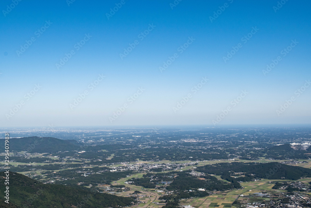 関東平野（筑波山からの眺望）